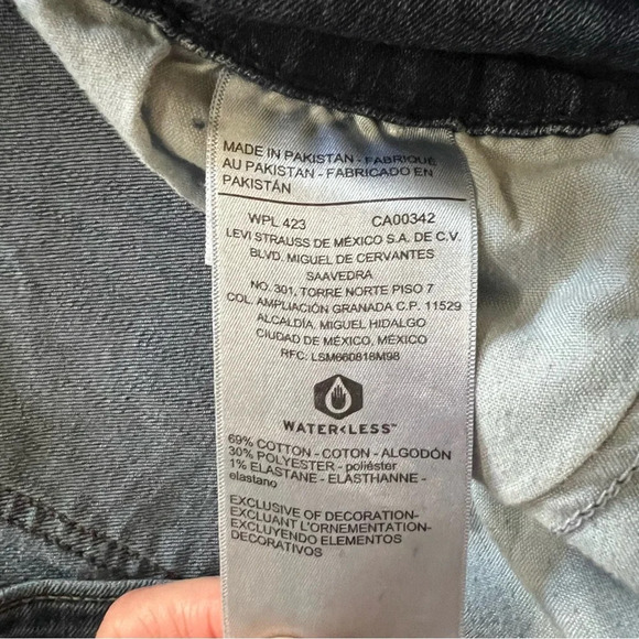 Levi Strauss & Co Signature Midrise Skinny Denim Jeans Medium Wash Plus size 20W - Picture 5 of 10